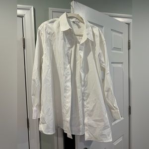 Athleta oversized poplin top size 1x color bright white